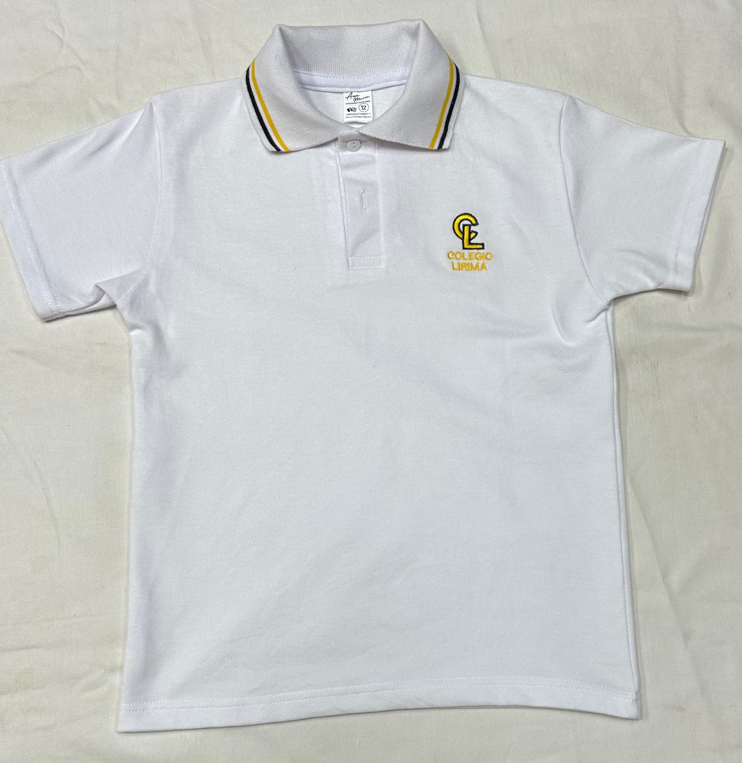 Polera Piqué Colegio Lirima modelo 2024