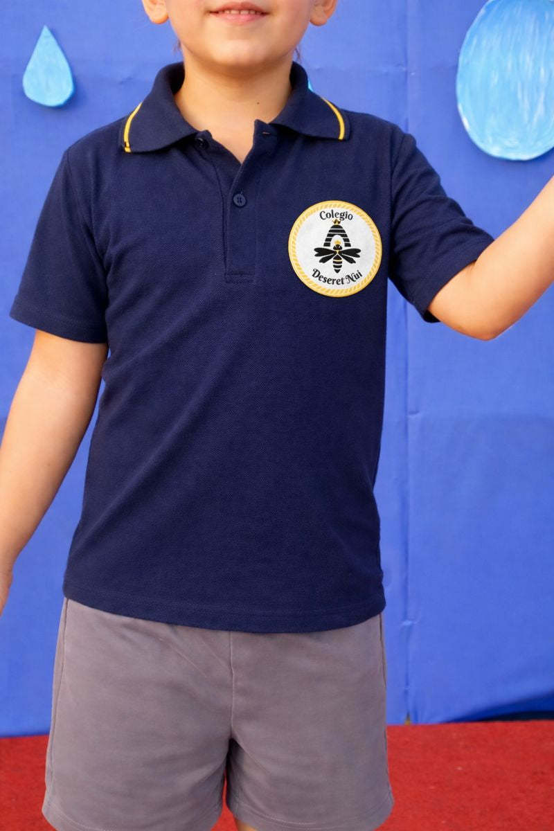 Polera piqué colegio Deseret  Nui